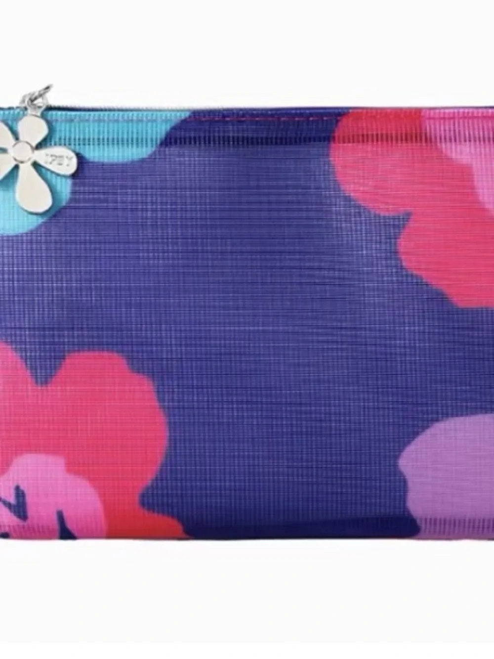 IPSY Glam Purple & Floral Mesh Cosmetic Bags